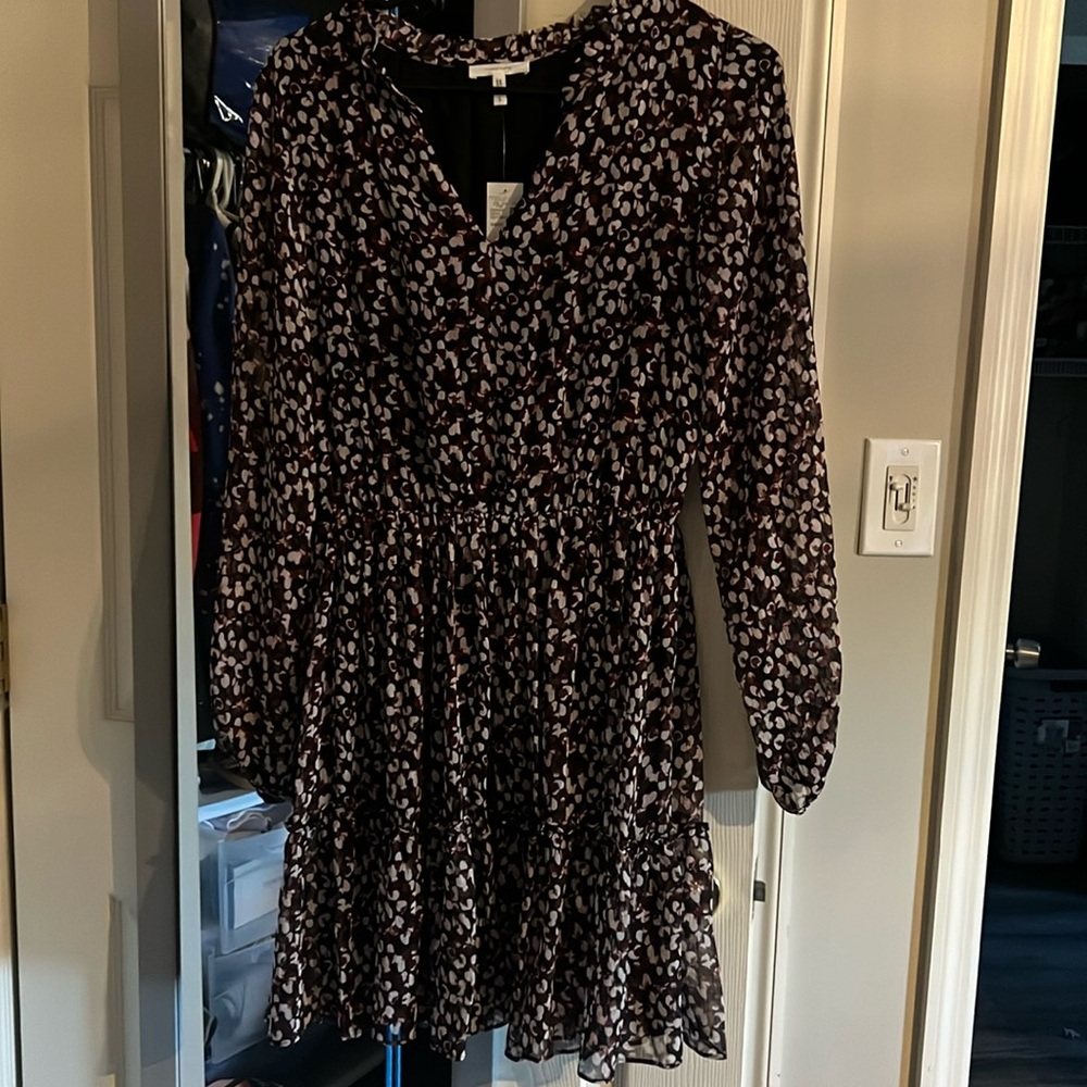 Brand new with tags Maurices dress gathered waist ruffled hem lined